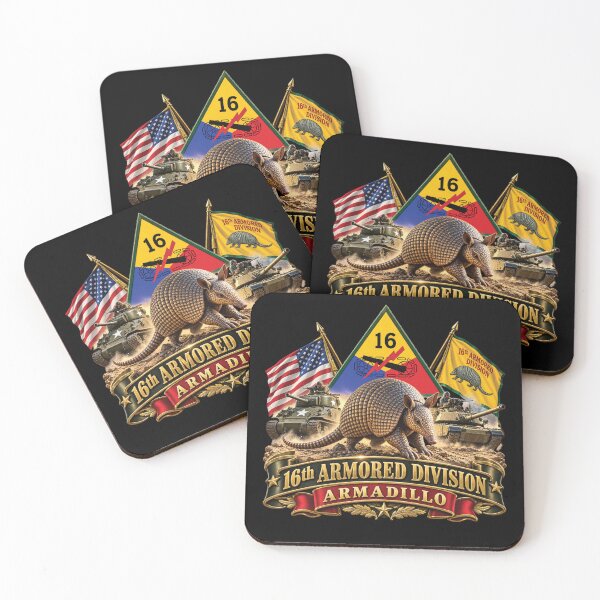 Item preview, 16th Armored Division - Armadillo - WWII - 3D - Enhanced designed and sold by Military Insignia Products.