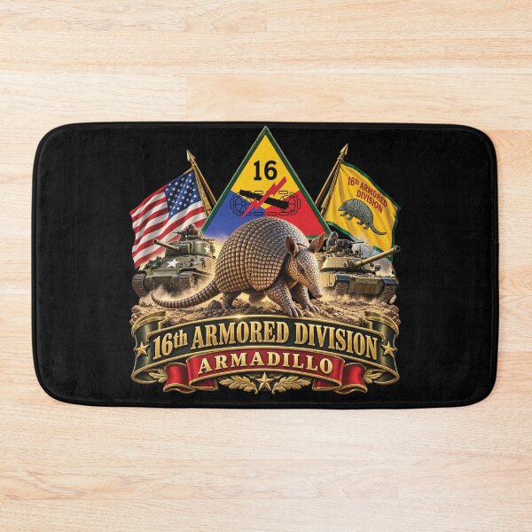 Item preview, 16th Armored Division - Armadillo - WWII - 3D - Enhanced designed and sold by Military Insignia Products.