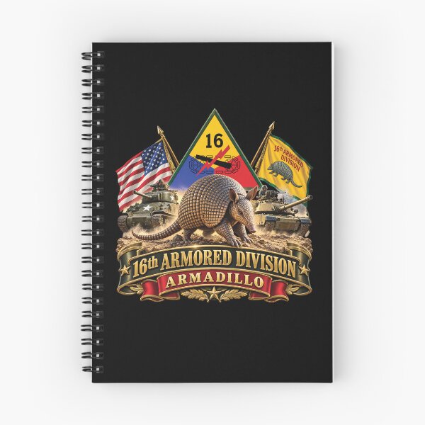 Item preview, 16th Armored Division - Armadillo - WWII - 3D - Enhanced designed and sold by Military Insignia Products.