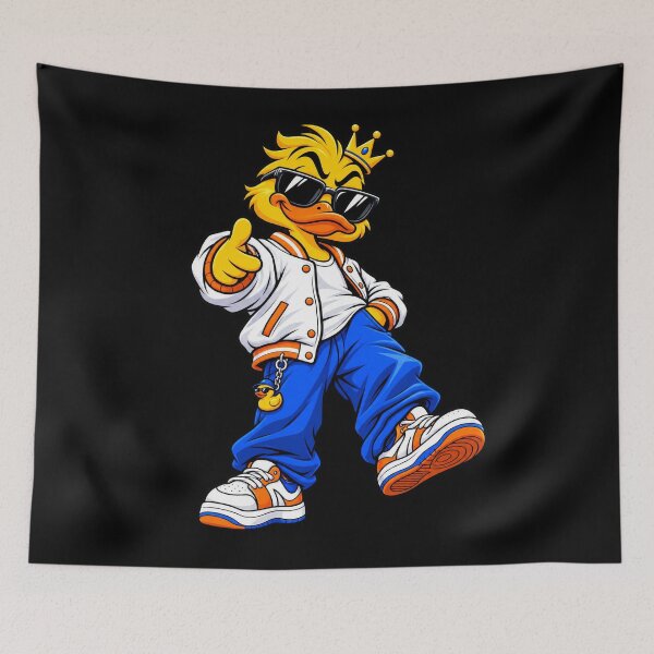 Item preview, Crowned Quack Streetwear Duck designed and sold by InfiniEmotion.
