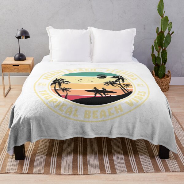 Item preview, Miami Beach Florida Surfer Silhouette designed and sold by TotalityDesigns.