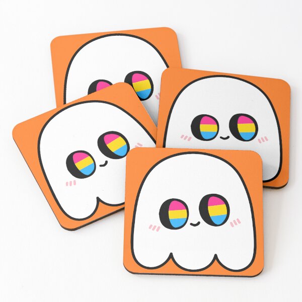 Item preview, Pan-Boo – Kawaii Pansexual LGBTQ Halloween Ghost designed and sold by Cannaxes Studio.