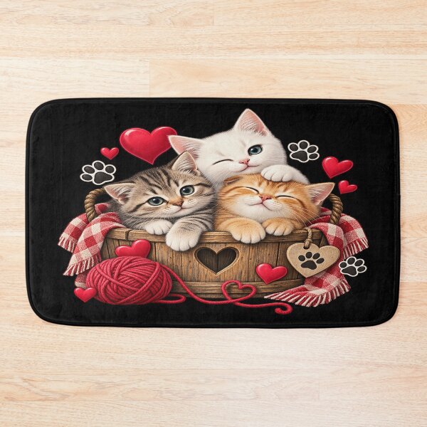 Item preview, Adorable Kittens in a Cozy Basket – Cute Cat Lover Design designed and sold by TroviTutto.