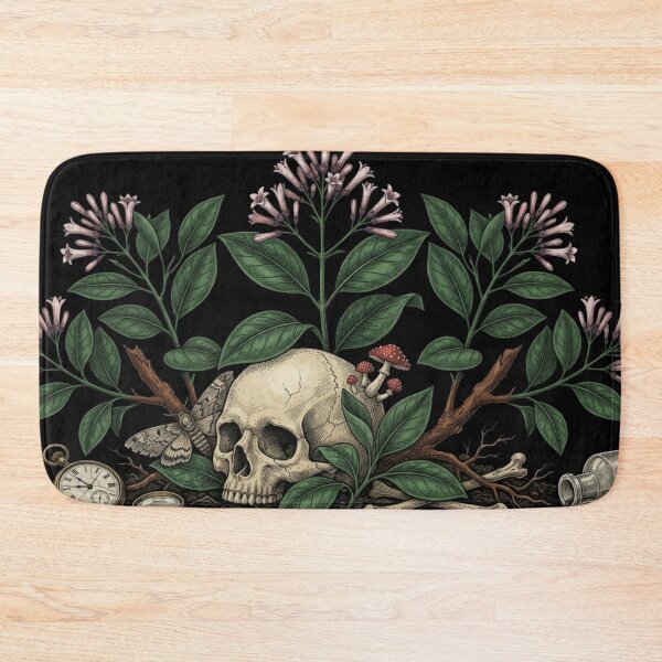 Item preview, Cinchona Dark Botanical Gothic Medicinal Poison Art designed and sold by The Wicked Herbarium.