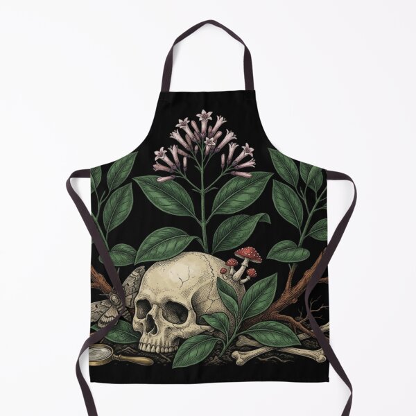 Item preview, Cinchona Dark Botanical Gothic Medicinal Poison Art designed and sold by The Wicked Herbarium.
