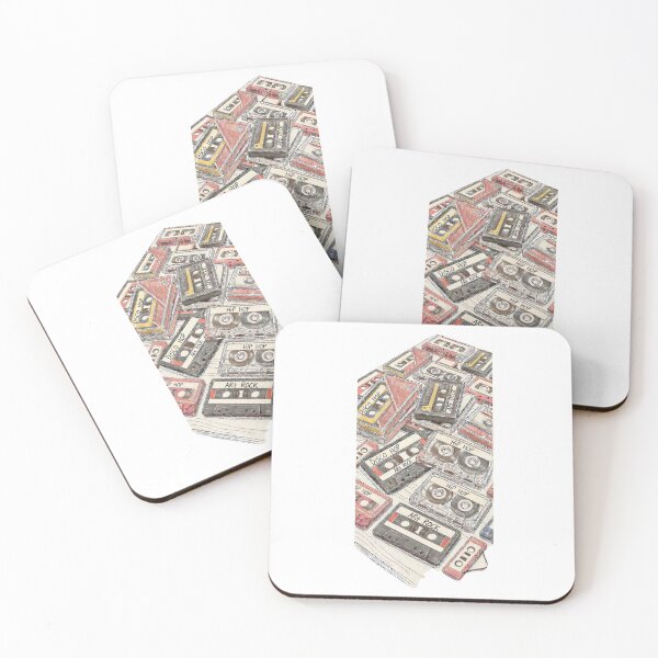 Item preview, Retro Cassette Tape Pattern by PanaluPrint designed and sold by PanaluPrint .