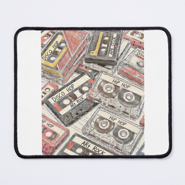 Item preview, Retro Cassette Tape Pattern by PanaluPrint designed and sold by PanaluPrint .