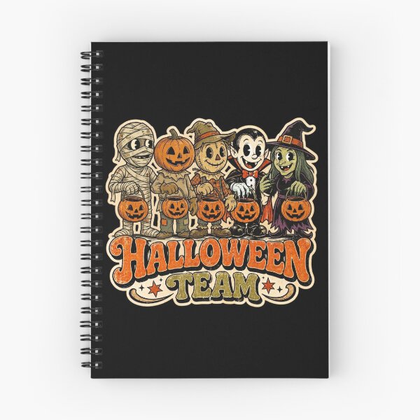 Item preview, Retro Halloween Team Spooky Cute Cartoon Monster Squad designed and sold by LOL-N-LIFESTYLE.