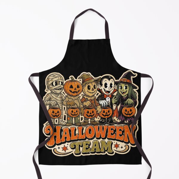 Item preview, Retro Halloween Team Spooky Cute Cartoon Monster Squad designed and sold by LOL-N-LIFESTYLE.