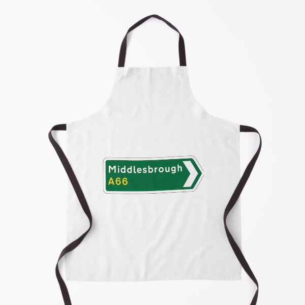 Item preview, Middlesbrough A66 Direction Sign designed and sold by BoyOhBoyGift.