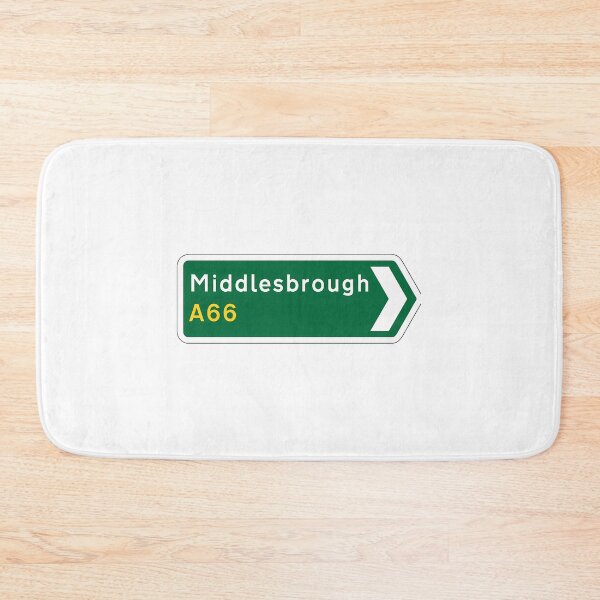 Item preview, Middlesbrough A66 Direction Sign designed and sold by BoyOhBoyGift.