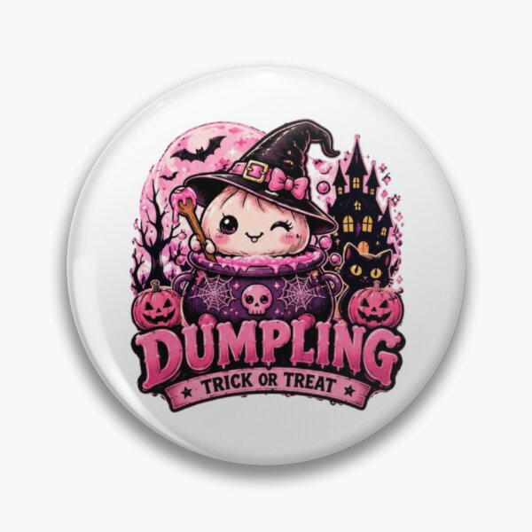 Item preview, Halloween pink dumpling  designed and sold by JonysCreativeDesigns.