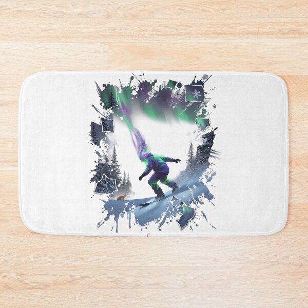 Item preview, snowboarder transformed into the Northern Lights designed and sold by spanish26.