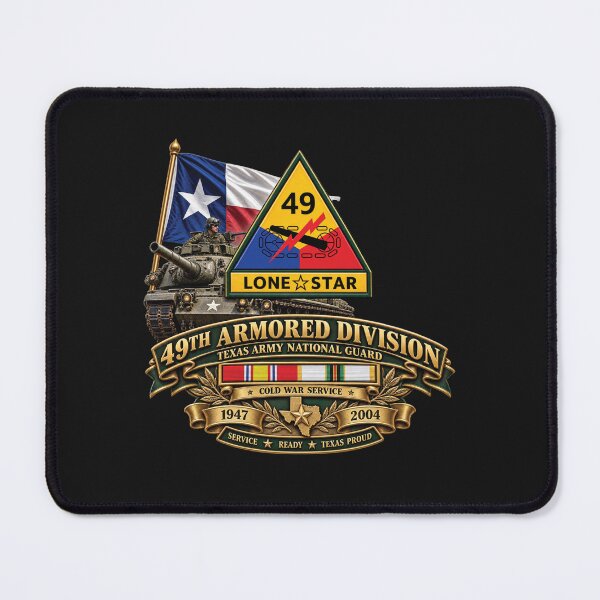 Item preview, 49th Armored Division - Lone Star - Cold War - 3D - Enhanced designed and sold by Military Insignia Products.