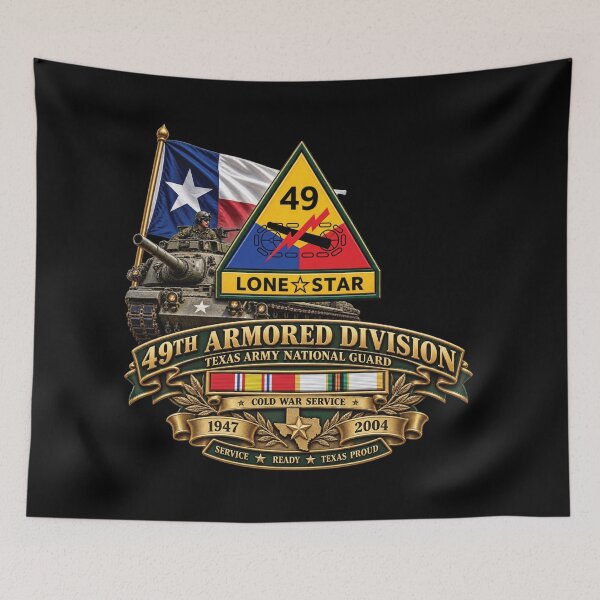 Item preview, 49th Armored Division - Lone Star - Cold War - 3D - Enhanced designed and sold by Military Insignia Products.