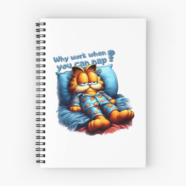 Item preview, Garfield Why Work When You Can Nap designed and sold by ShopCrispCos.