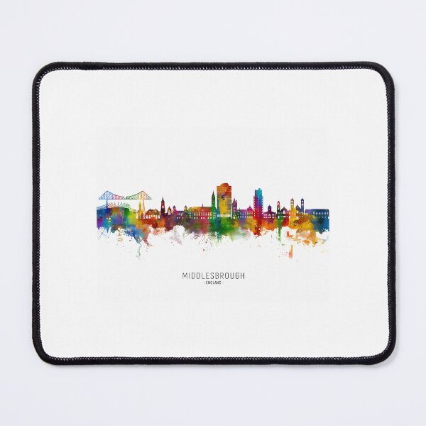 Item preview, Middlesbrough England Skyline  designed and sold by BoyOhBoyGift.