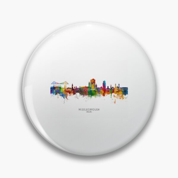 Item preview, Middlesbrough England Skyline  designed and sold by BoyOhBoyGift.