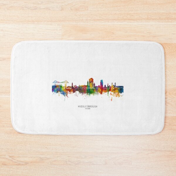 Item preview, Middlesbrough England Skyline  designed and sold by BoyOhBoyGift.