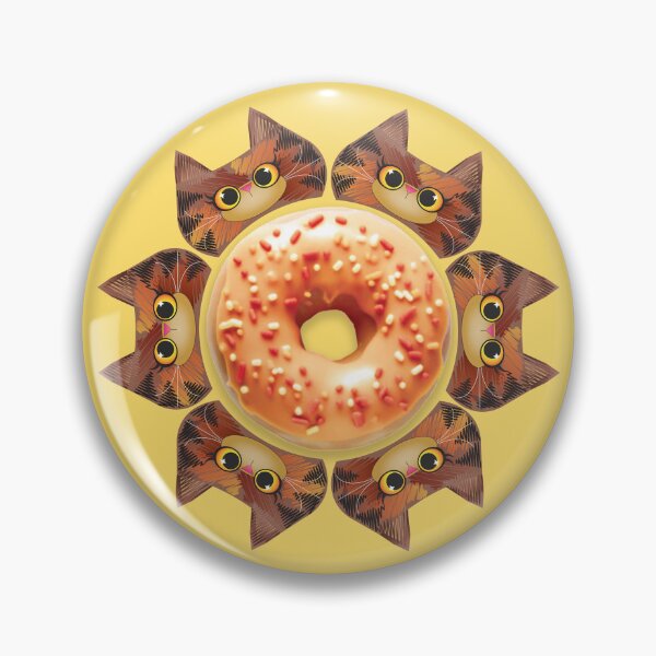Item preview, Princess Donut - Geometric - Orange designed and sold by QuiltPaperScissors.