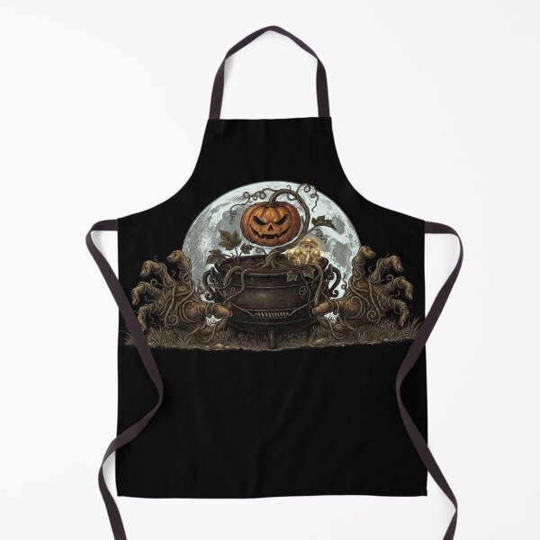 Item preview, Evil Halloween Pumpkin Cauldron Full Moon Vine Hands designed and sold by LOL-N-LIFESTYLE.