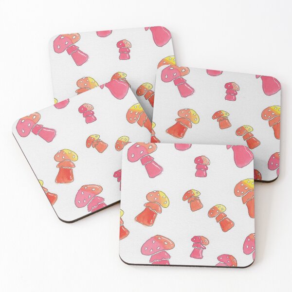 Item preview, Hand Drawn Colorful Mushrooms designed and sold by MyCuriousMagpie.