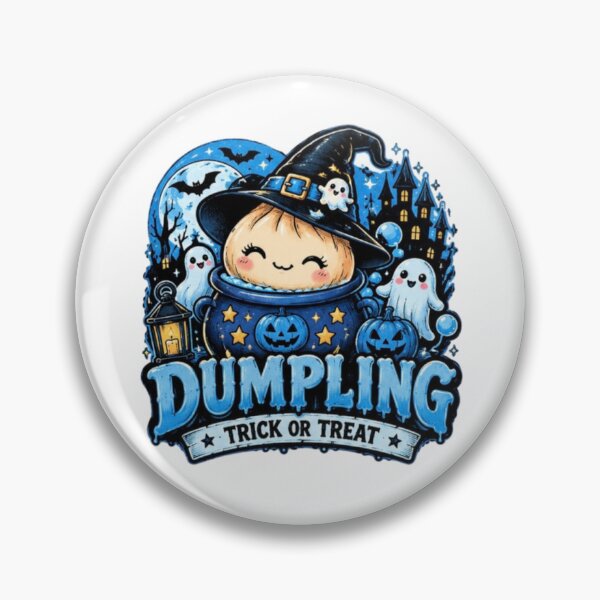 Item preview, Halloween blue dumpling  designed and sold by JonysCreativeDesigns.