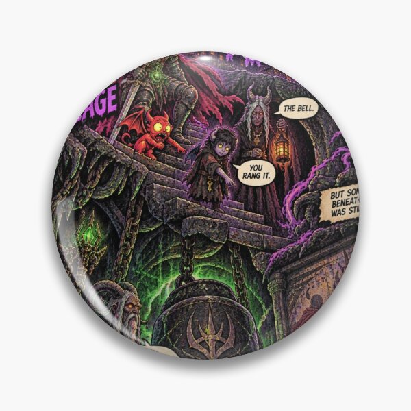Item preview, THE DEMON ROAD — ISSUE #15: THE BELL UNDER THE VILLAGE designed and sold by KrungiT Design .