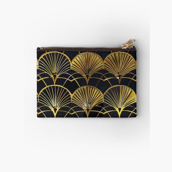 Item preview, Golden Art Deco Fan Pattern - Vintage Geometric Glamour designed and sold by DEC02.