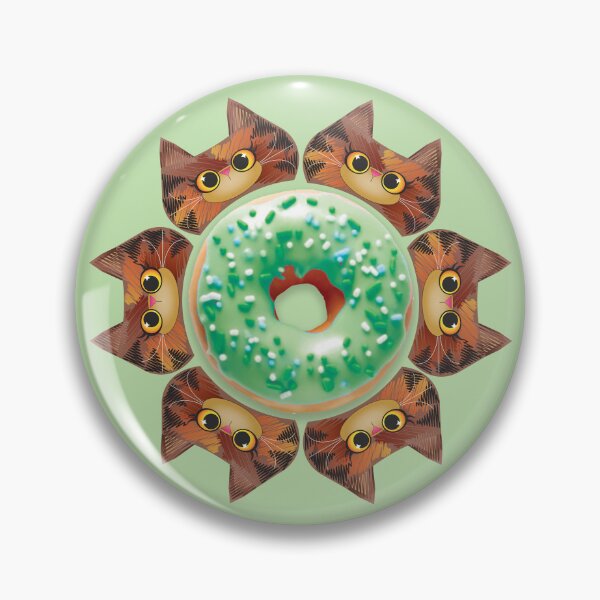 Item preview, Princess Donut - Geometric - Green designed and sold by QuiltPaperScissors.