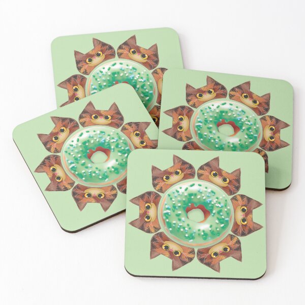 Item preview, Princess Donut - Geometric - Green designed and sold by QuiltPaperScissors.