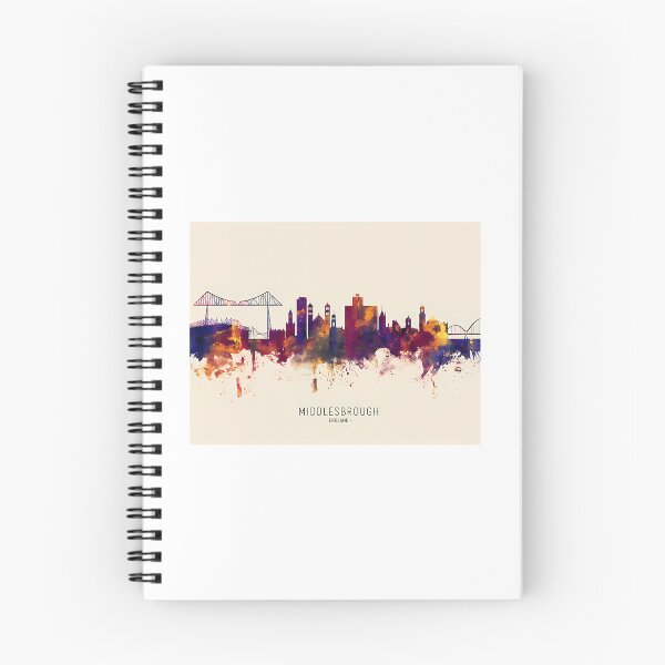 Item preview, Middlesbrough England Skyline  designed and sold by BoyOhBoyGift.