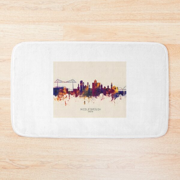 Item preview, Middlesbrough England Skyline  designed and sold by BoyOhBoyGift.