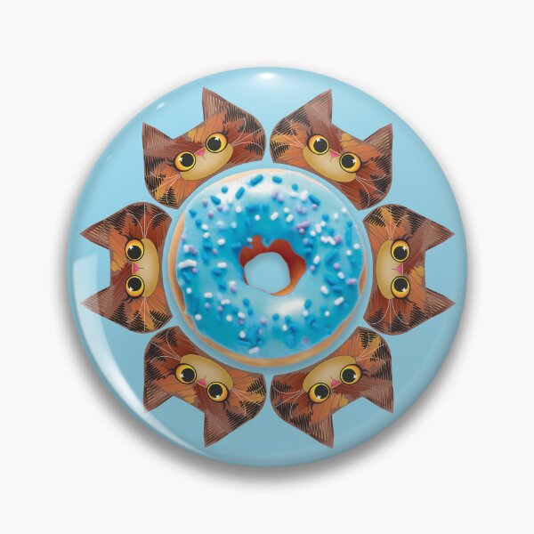 Item preview, Princess Donut - Geometric - Blue designed and sold by QuiltPaperScissors.