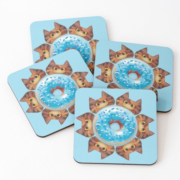 Item preview, Princess Donut - Geometric - Blue designed and sold by QuiltPaperScissors.