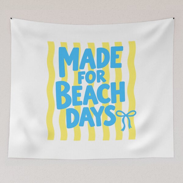 Item preview, Made For Beach Days - Ribbed Baby Preppy Summer Beach Vacation designed and sold by gunaone-design.