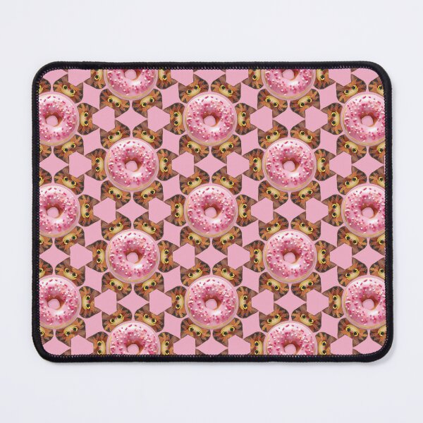 Item preview, Princess Donut - Repeating Geometric - Pink on Pink designed and sold by QuiltPaperScissors.