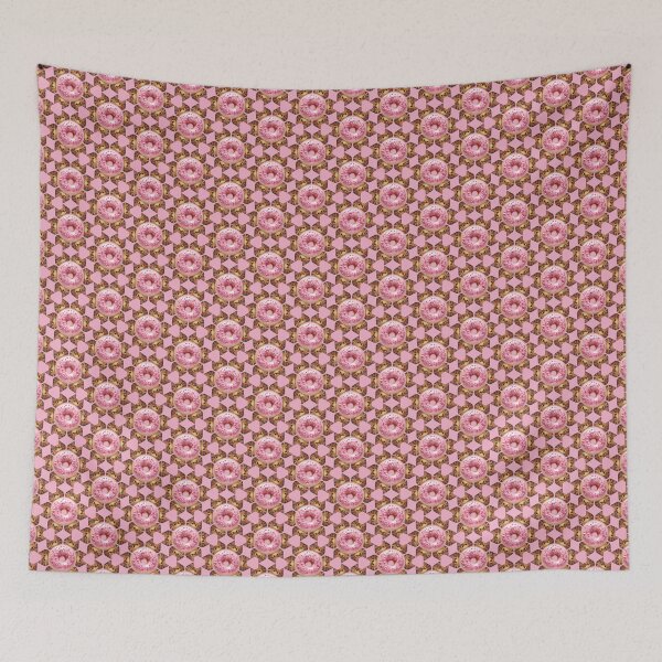 Item preview, Princess Donut - Repeating Geometric - Pink on Pink designed and sold by QuiltPaperScissors.