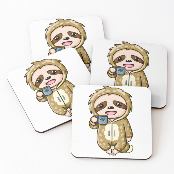 Item preview, Coffee time sloth. sloth t-shirt designed and sold by Blue  Dragon.