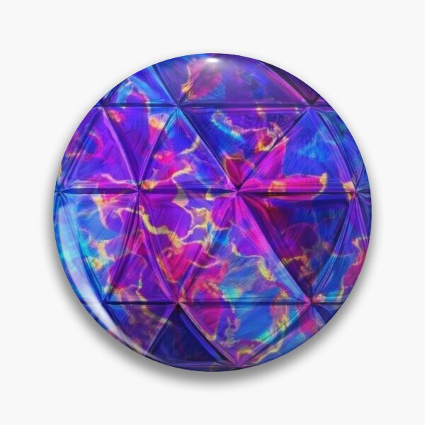 Item preview, Neon blue, yellow and pink swirls in triangles designed and sold by KingsArtworx 2.
