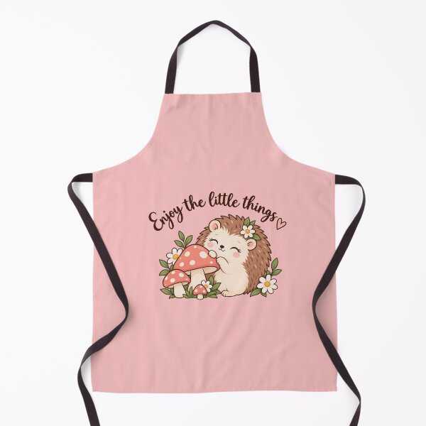 Item preview, Cute Hedgehog Mushroom Sticker | Enjoy the Little Things Cottagecore Girly Design designed and sold by StickyDelights.