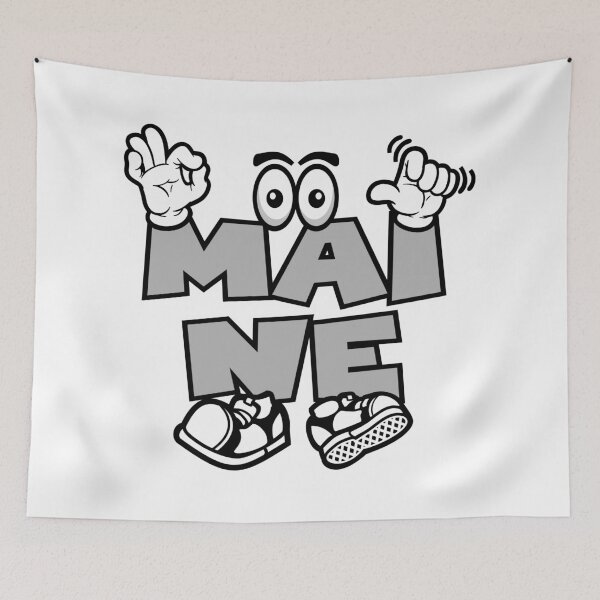 Item preview, MAINE Vintage Cartoon Retro Comic designed and sold by NFTWords.