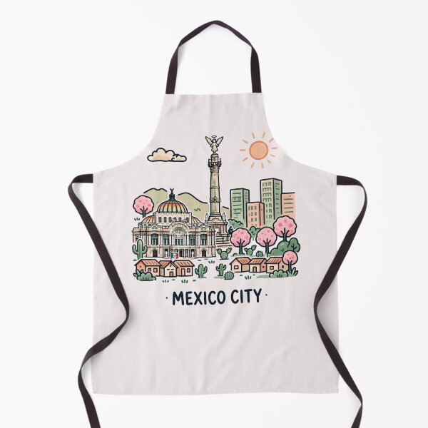 Item preview, MEXICO CITY · Angel of Independence & Palacio de Bellas Artes - Mexico City designed and sold by PaintMeWorld.