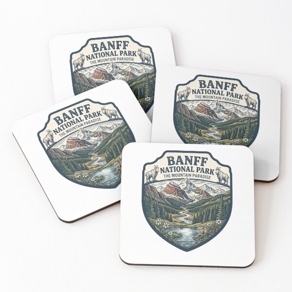 Item preview, Banff National Park Canadian Rockies Mountain Paradise Vintage designed and sold by LittleArij.