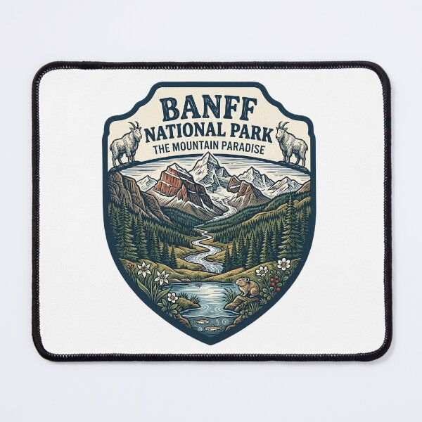 Item preview, Banff National Park Canadian Rockies Mountain Paradise Vintage designed and sold by LittleArij.