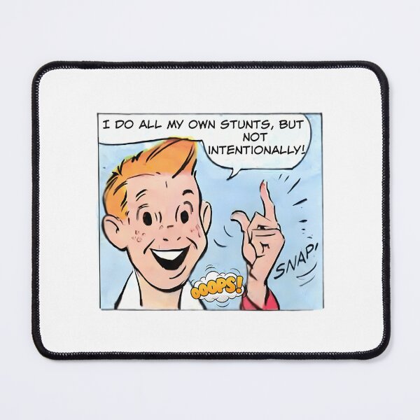 Item preview, I Do All My Own Stunts But Not Intentionally - Office Humor designed and sold by ShopCrispCos.