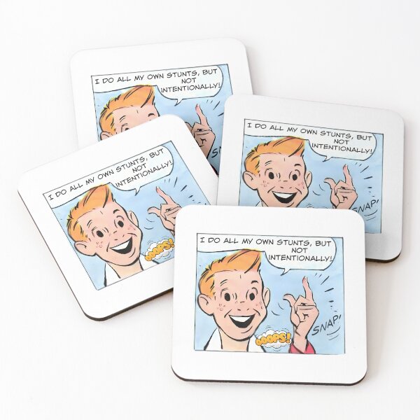 Item preview, I Do All My Own Stunts But Not Intentionally - Office Humor designed and sold by ShopCrispCos.