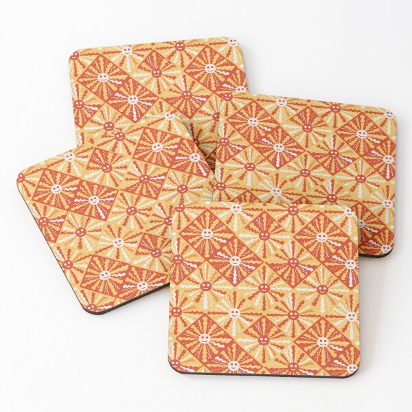 Item preview, Happy Folk Sun Faces designed and sold by OpenFieldNotes.