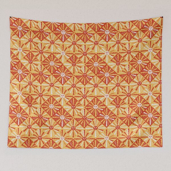 Item preview, Happy Folk Sun Faces designed and sold by OpenFieldNotes.
