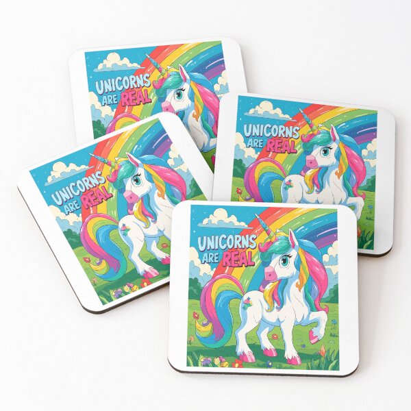 Item preview, Unicorns Are Real! Magical Rainbow Unicorn Kids Design designed and sold by Ignorant-Artist.